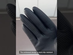 反スリップの使い捨て可能な乳液の手袋の食品加工の乳液の検査の手袋